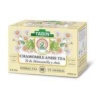Tadin Chamomile Anise Tea, Caffeine Free, Herbal Tea